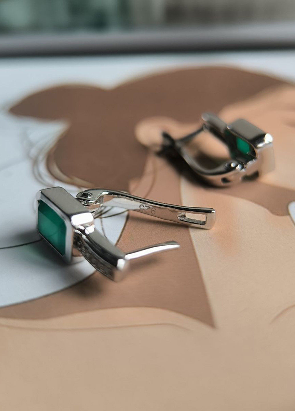 Сережки Silver Flame (369649278)