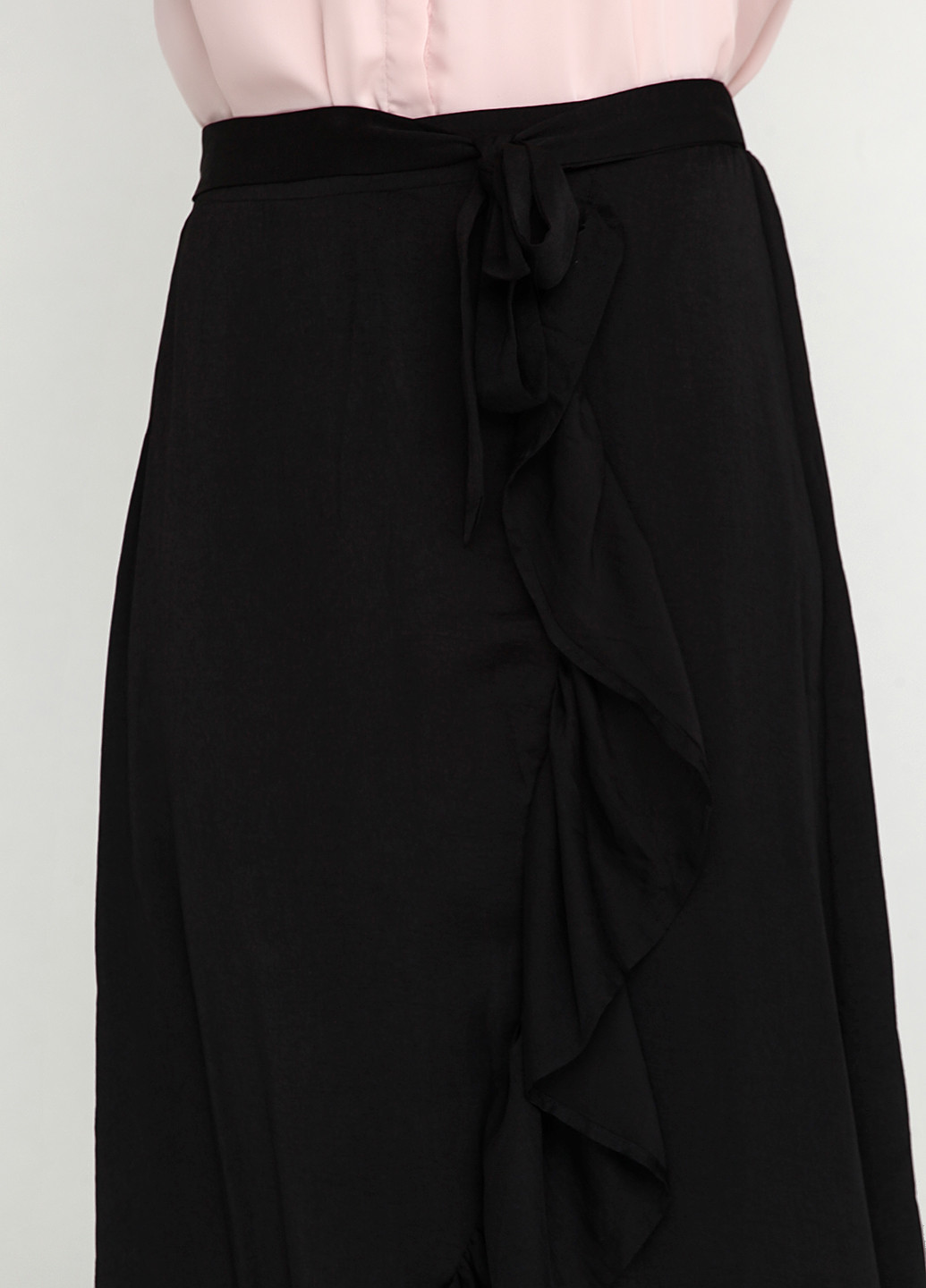 Черная кэжуал однотонная юбка Francesca's макси