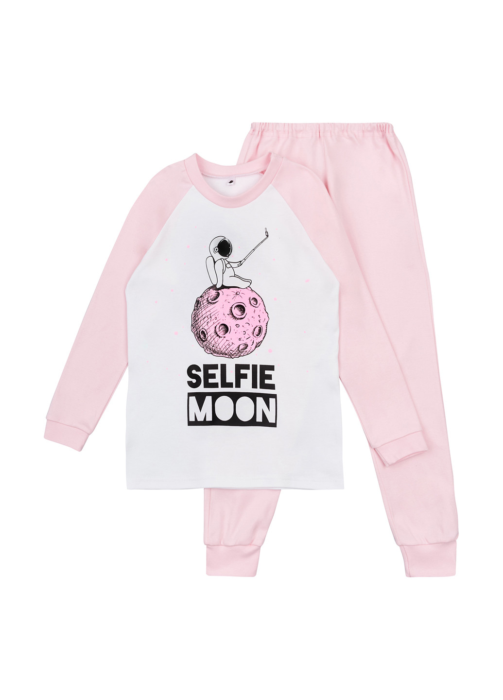 Розовая всесезон пижама (свитшот, брюки) свитшот + брюки Garnamama