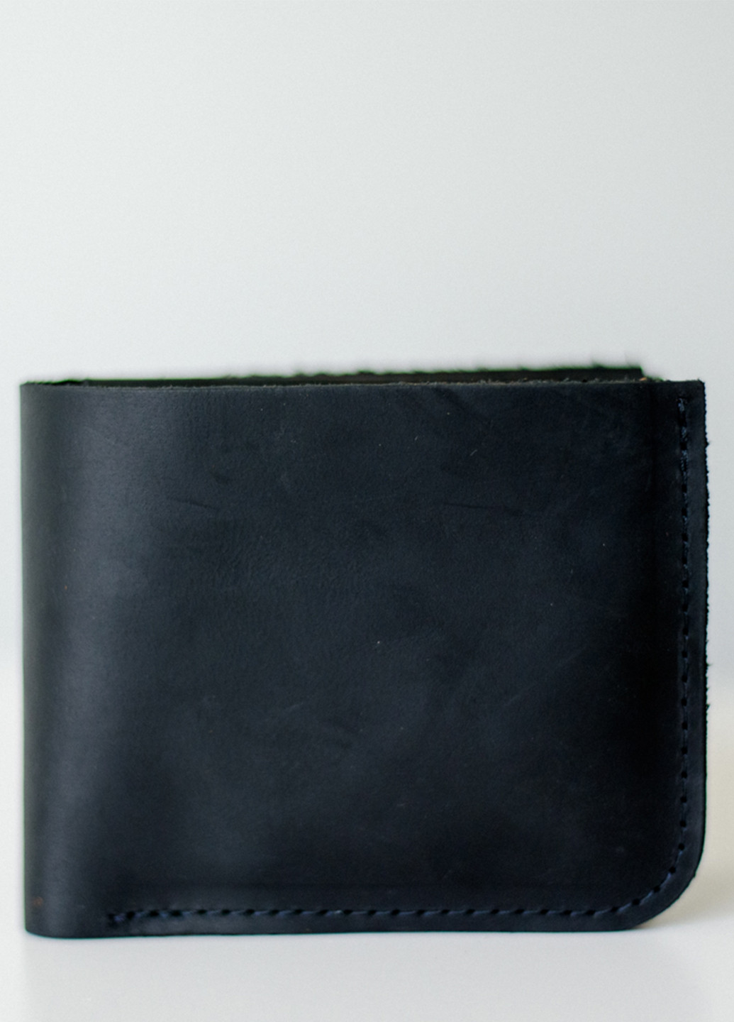 Кошелек ручной работы черного цвета из натуральной винтажной кожи Boorbon (253582644)