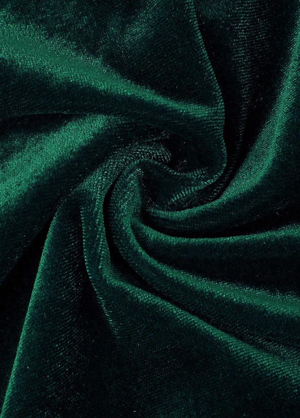 Изумрудное праздничный, вечернее платье SHEIN однотонное