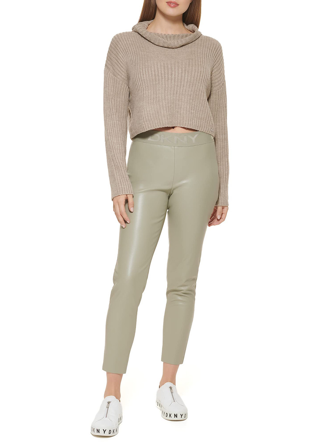 Бежевий демісезонний светр DKNY