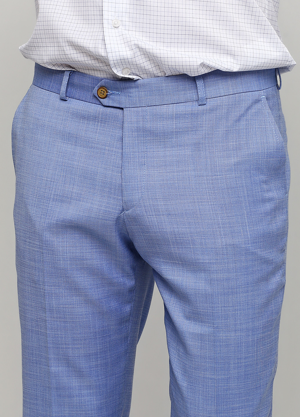 Голубые кэжуал демисезонные классические брюки Loranzo