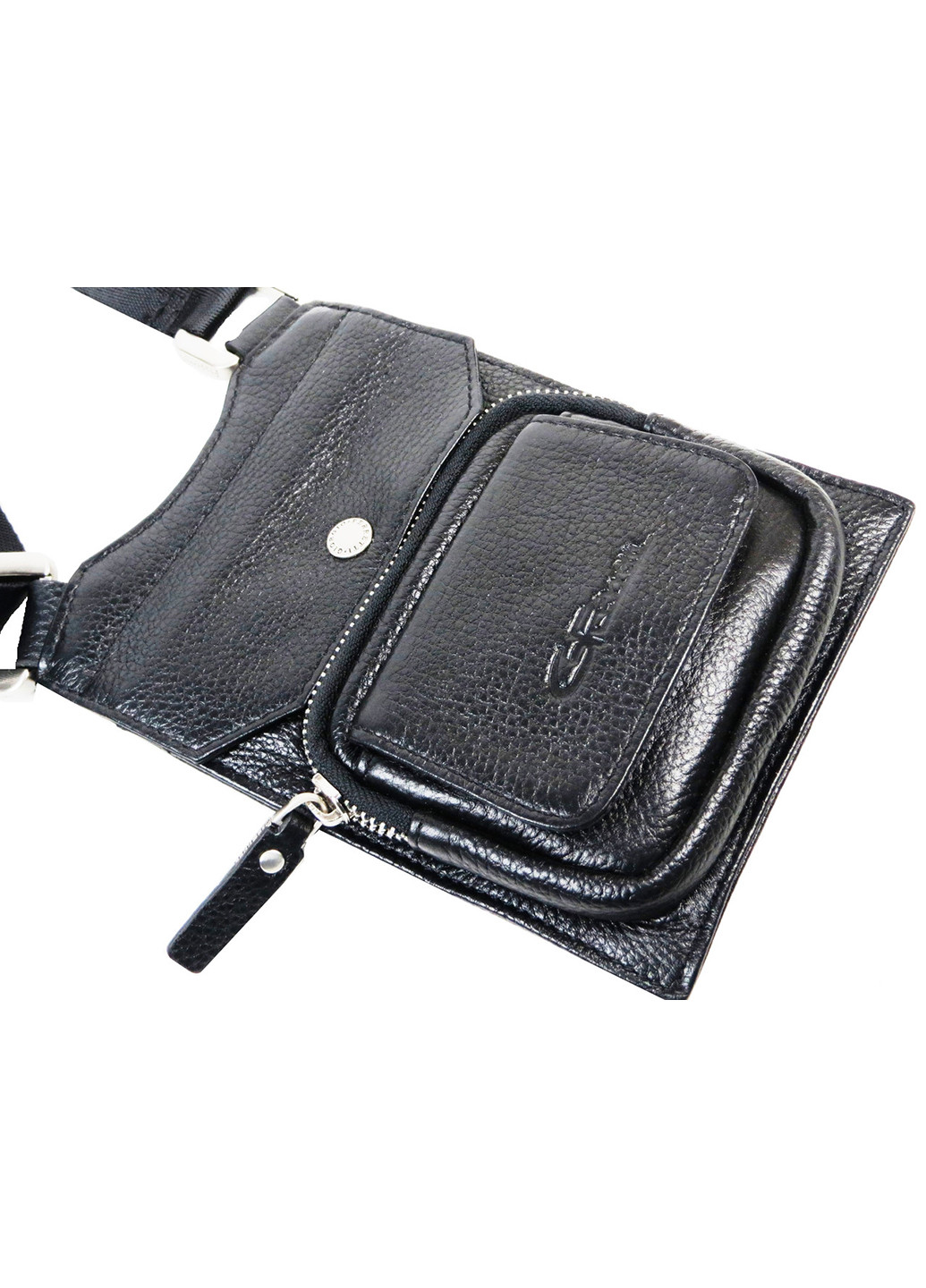 Чоловіча шкіряна сумка 18х14х2 см Giorgio Ferretti (255710751)