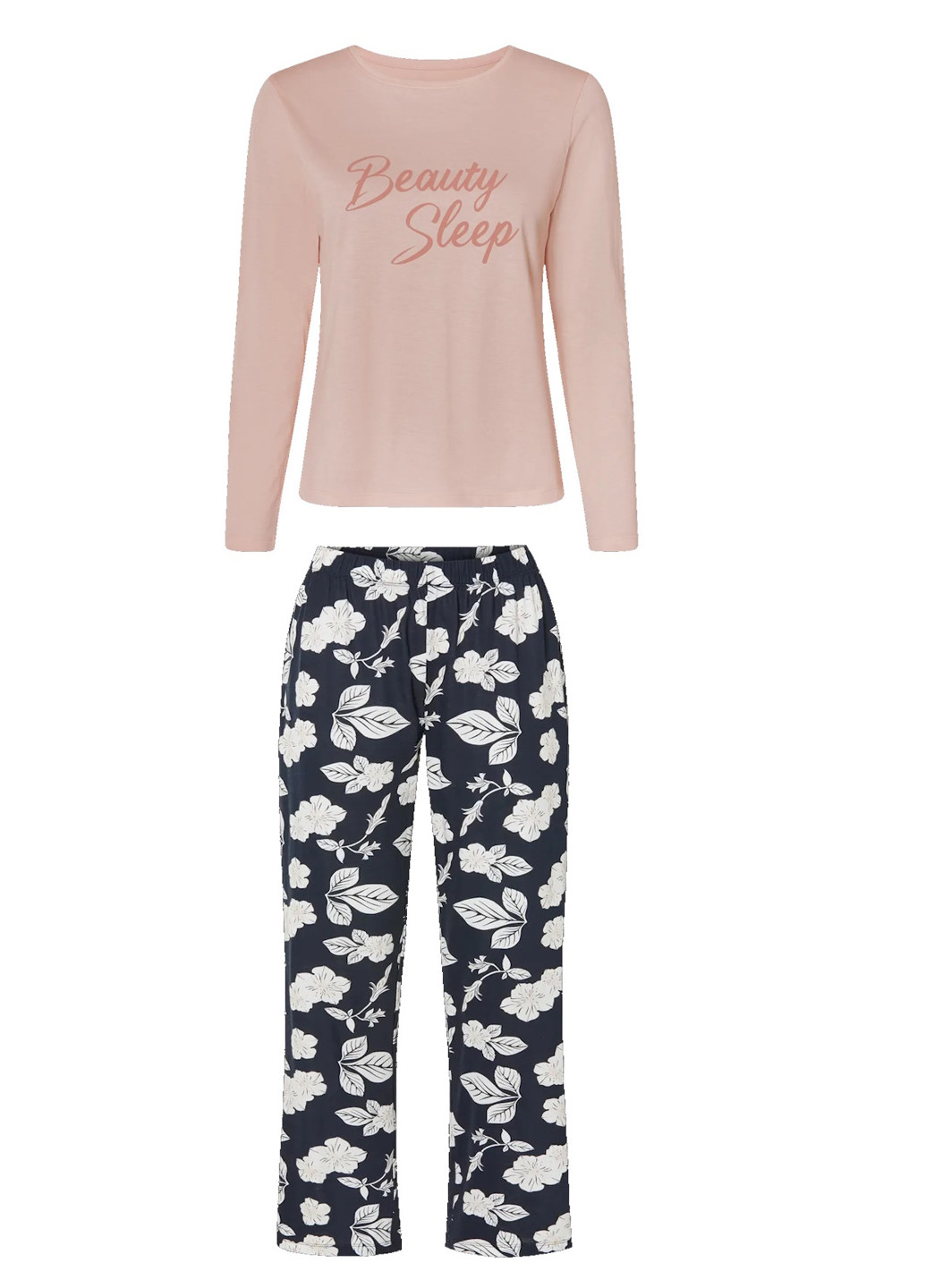 Комбинированная всесезон пижама (лонгслив, брюки) лонгслив + брюки Esmara