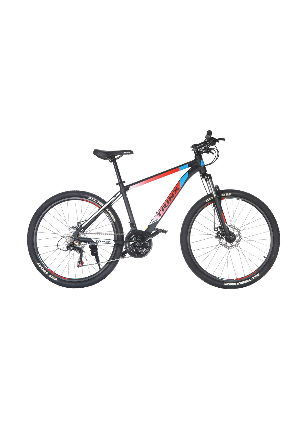 Велосипед Trinx m100 26"x17" matt black-red-white (146489519)
