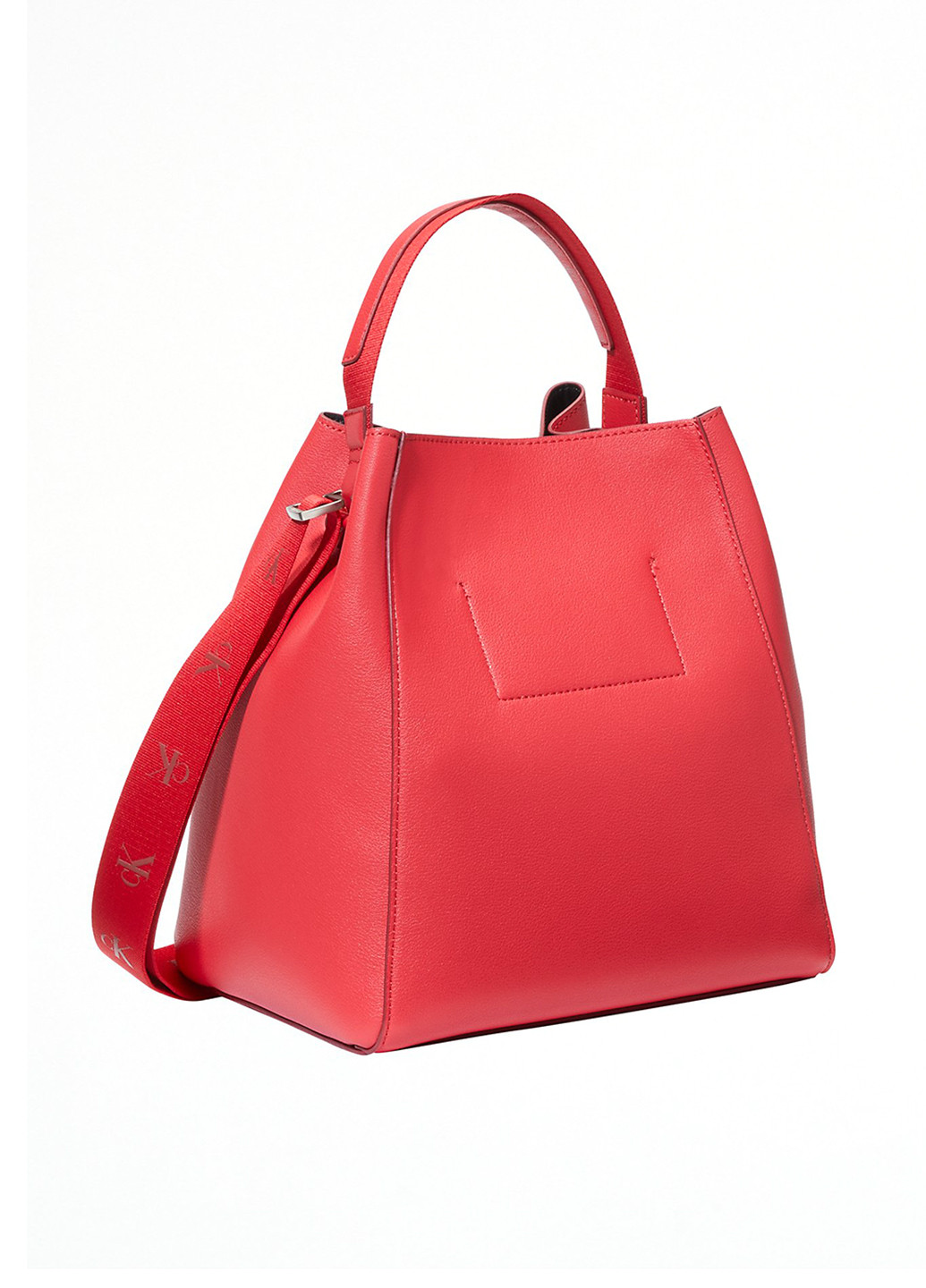 Сумка Calvin Klein сумка-мешок однотонная красная кэжуал