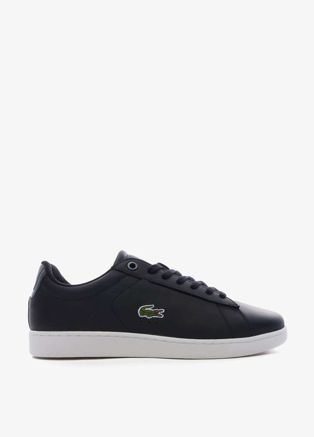 Черные демисезонные кроссовки Lacoste CARNABY EVO