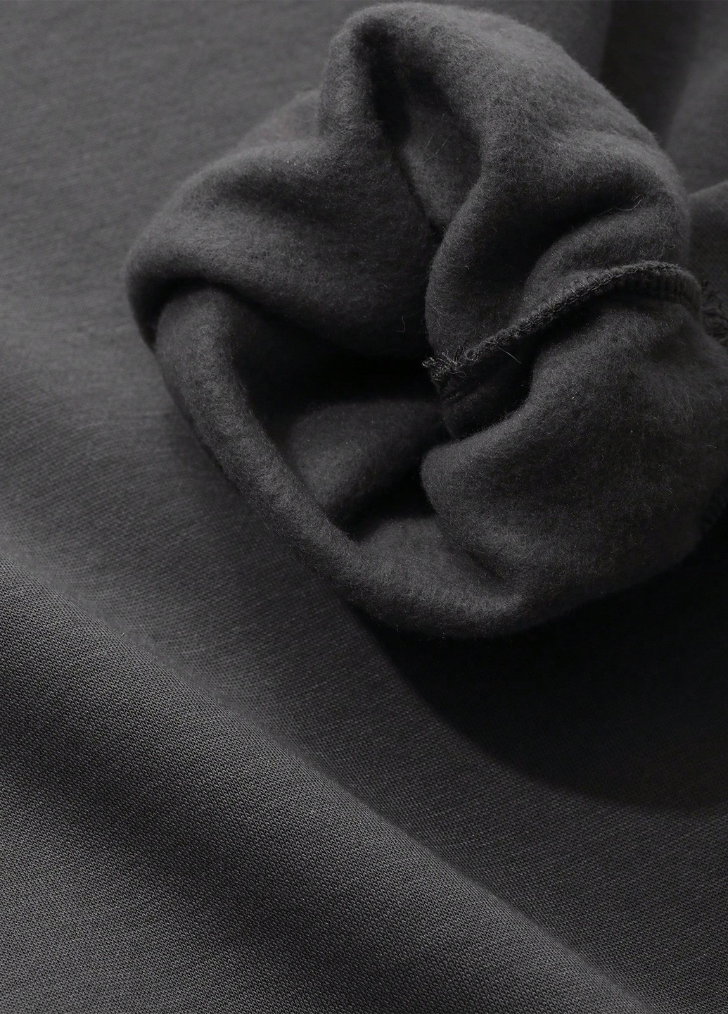 Сірий світшот SHEIN однотонний без декору (347152824)