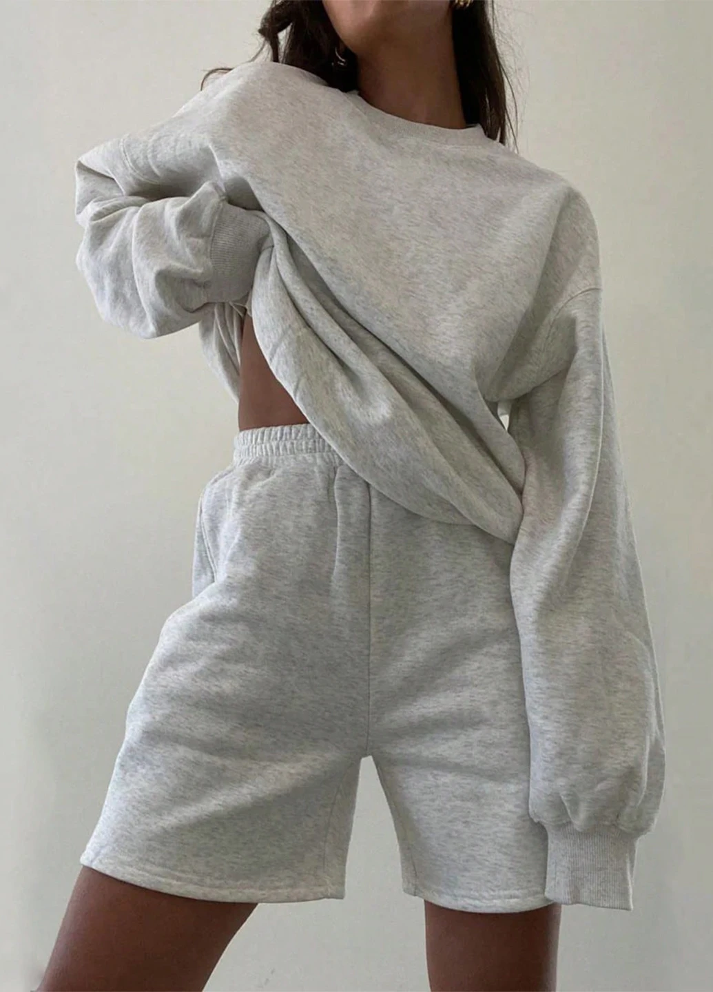 Костюм (свитшот, шорты) SHEIN (316752515)