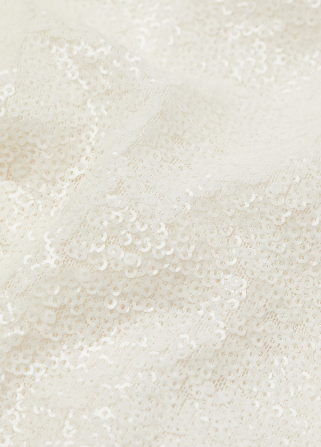 Белое вечернее платье с открытыми плечами H&M однотонное