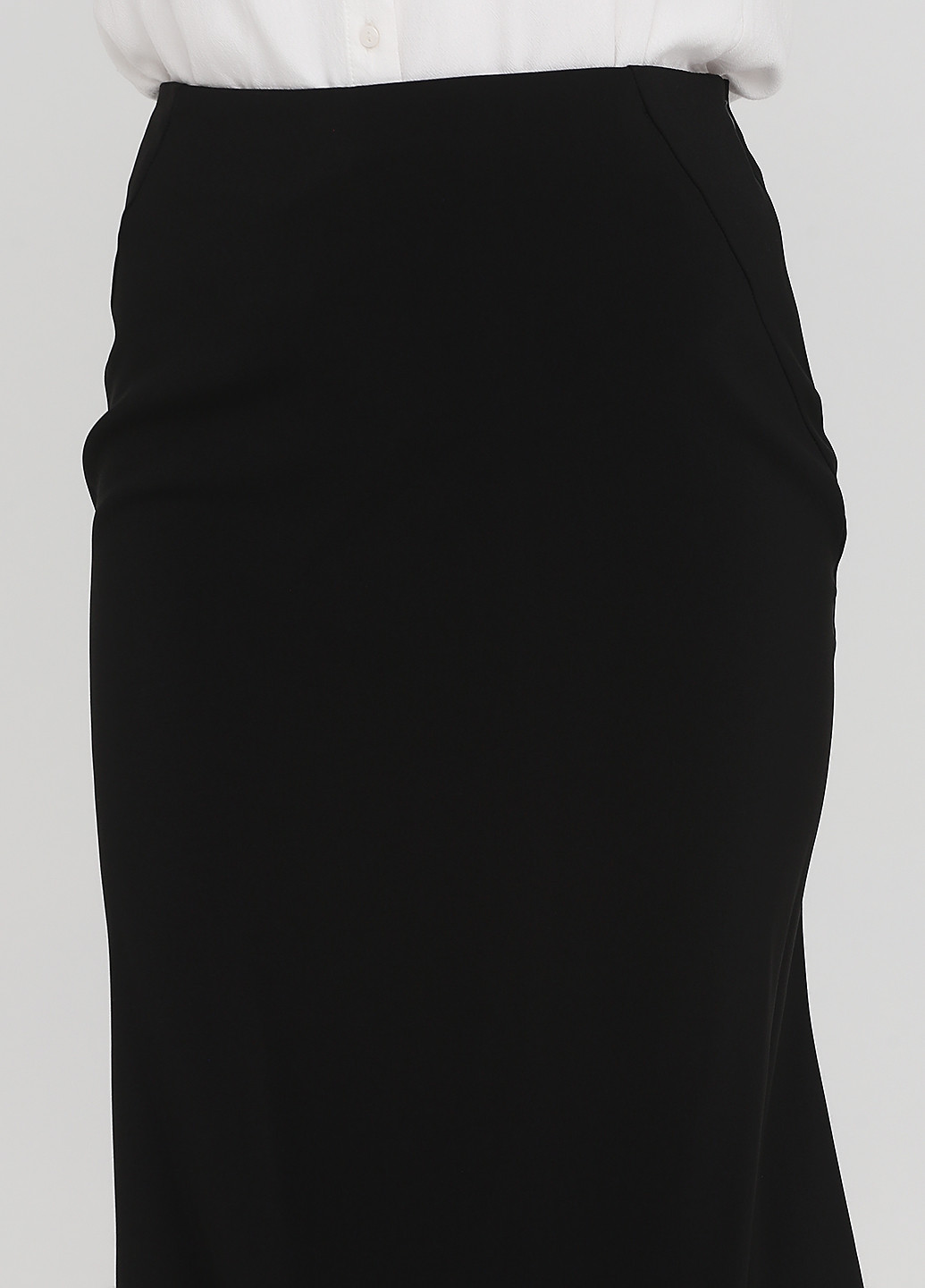 Черная кэжуал однотонная юбка Angel карандаш