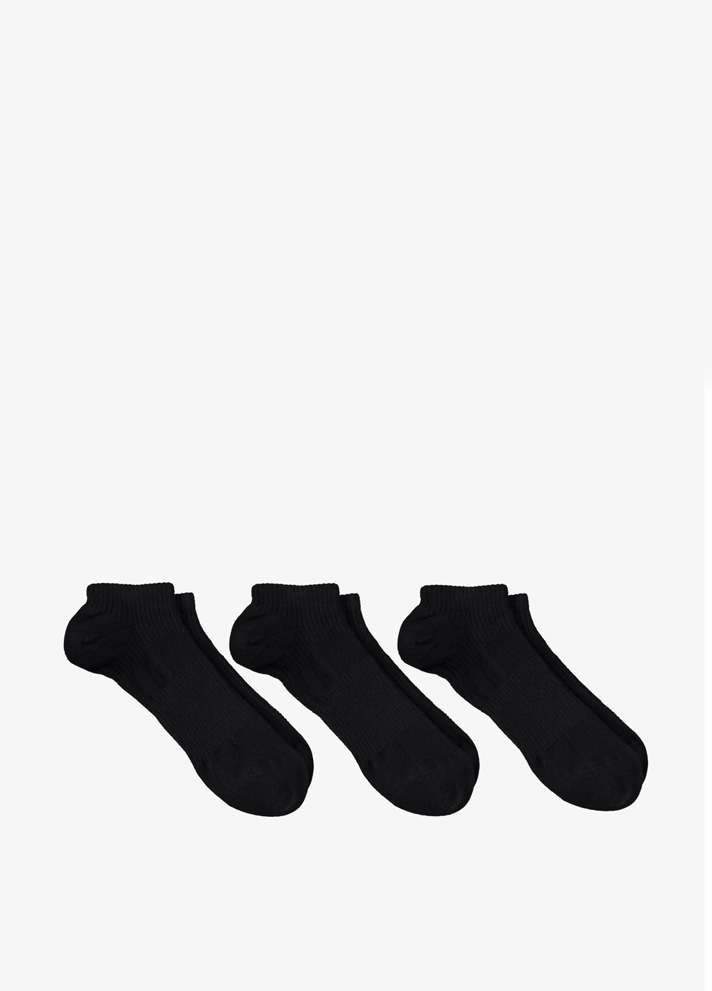 Чорні шкарпетки (3 пари) UNITED4 однотонні (329058603)