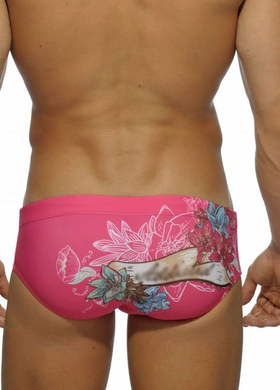 Мужские розовые пляжные мужские плавки sportline UXH