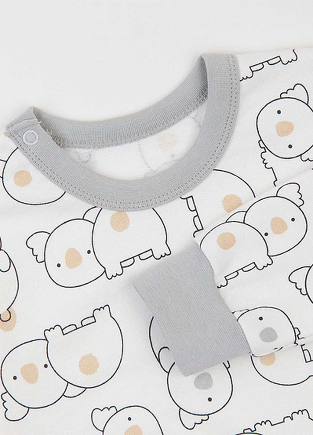 Біла зимня піжама (свішот, штани) Ляля