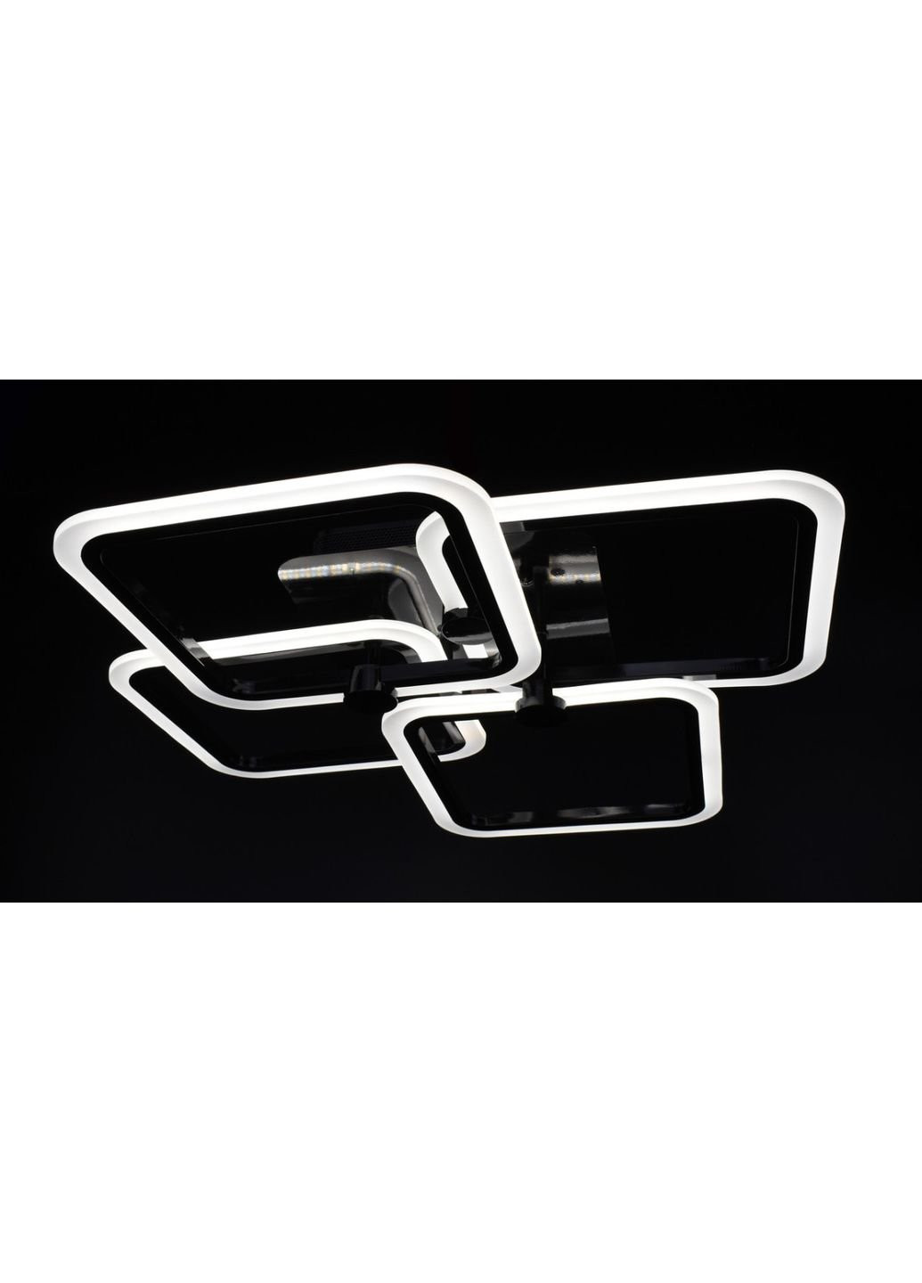 Люстра стельова LED з пультом A2503/4S-bk Чорний 11х62х63 см. Sunnysky (253628527)