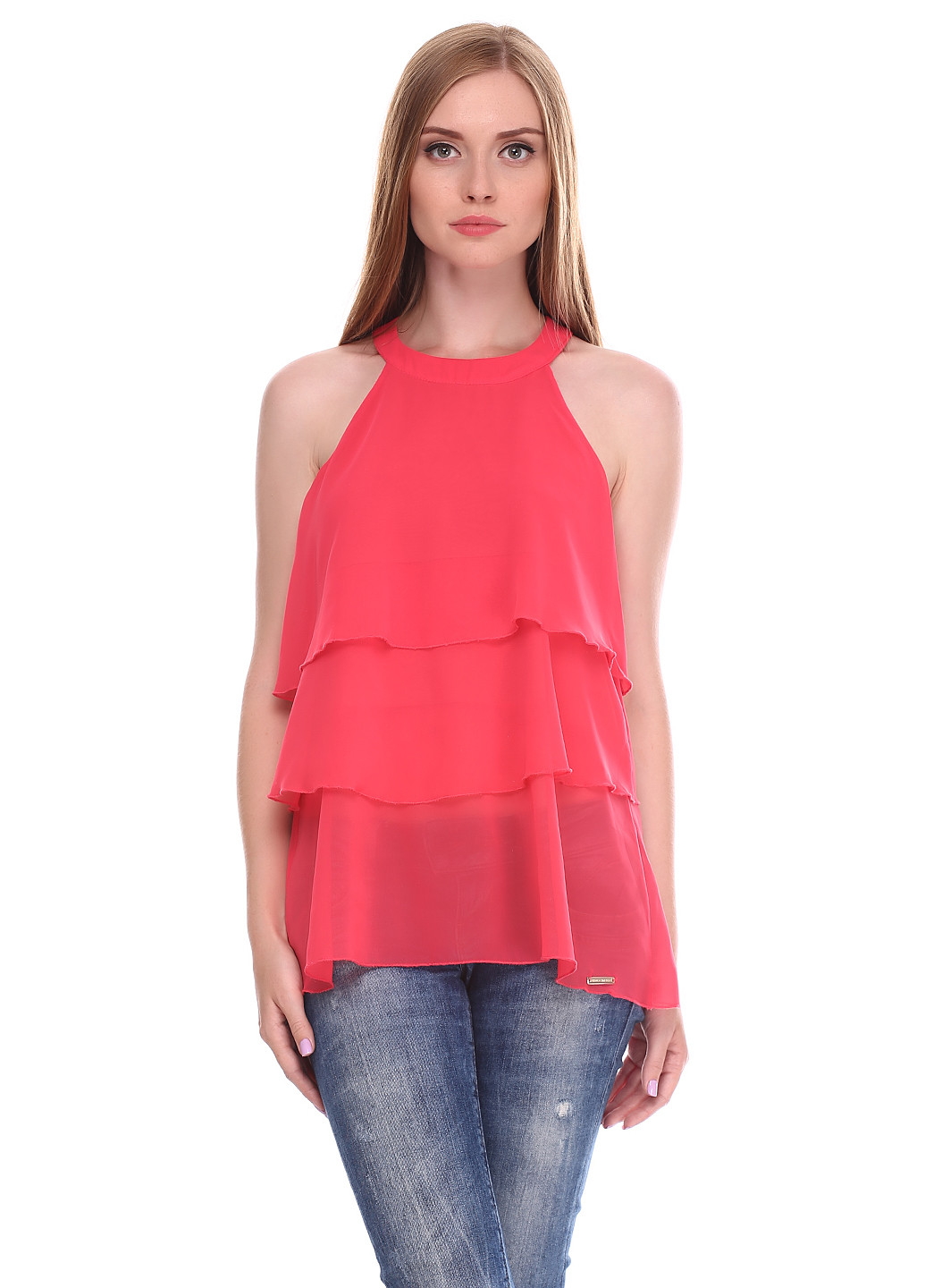 Розовая летняя блуза Rinascimento