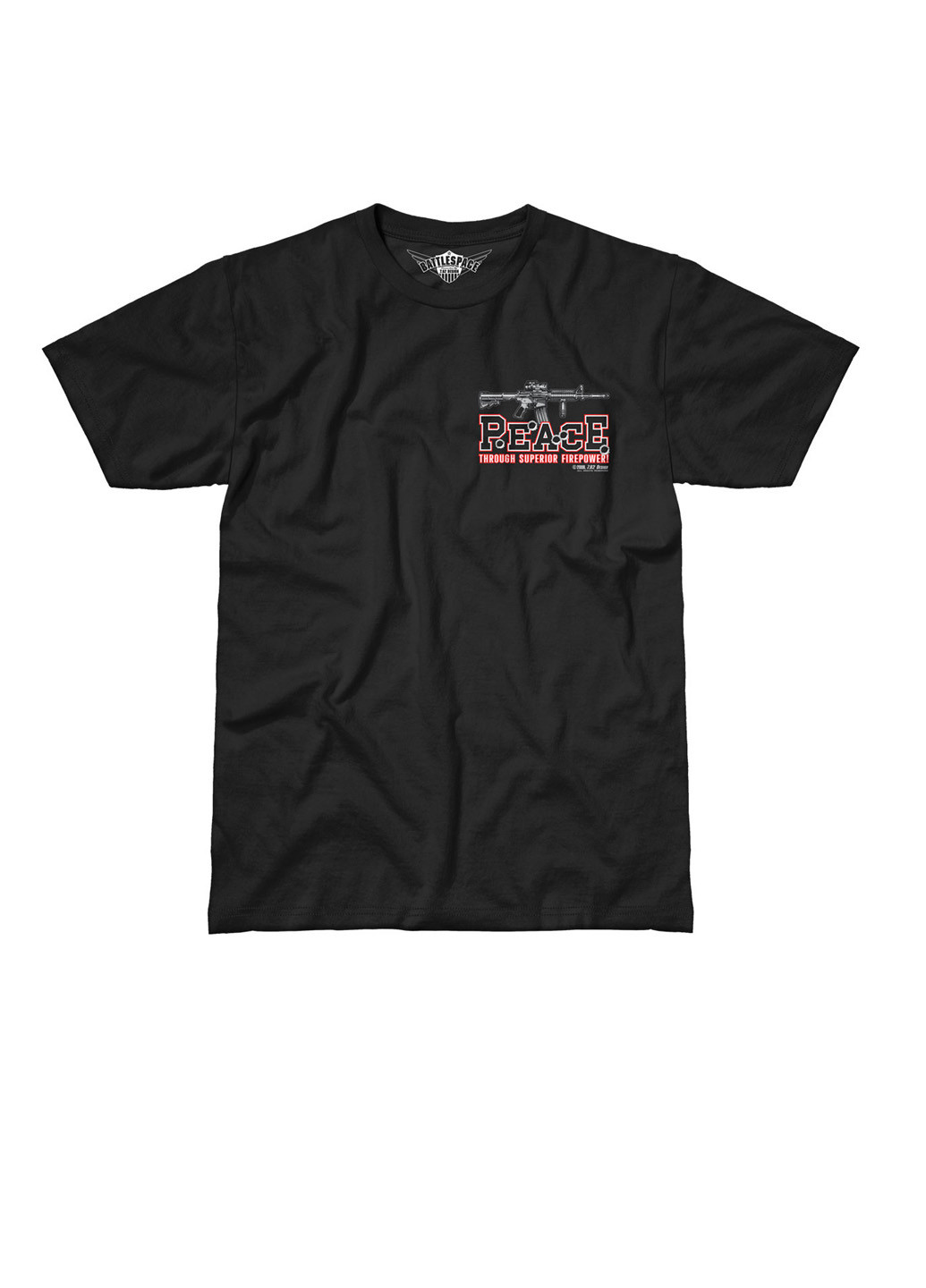Черная футболка 7.62 Design