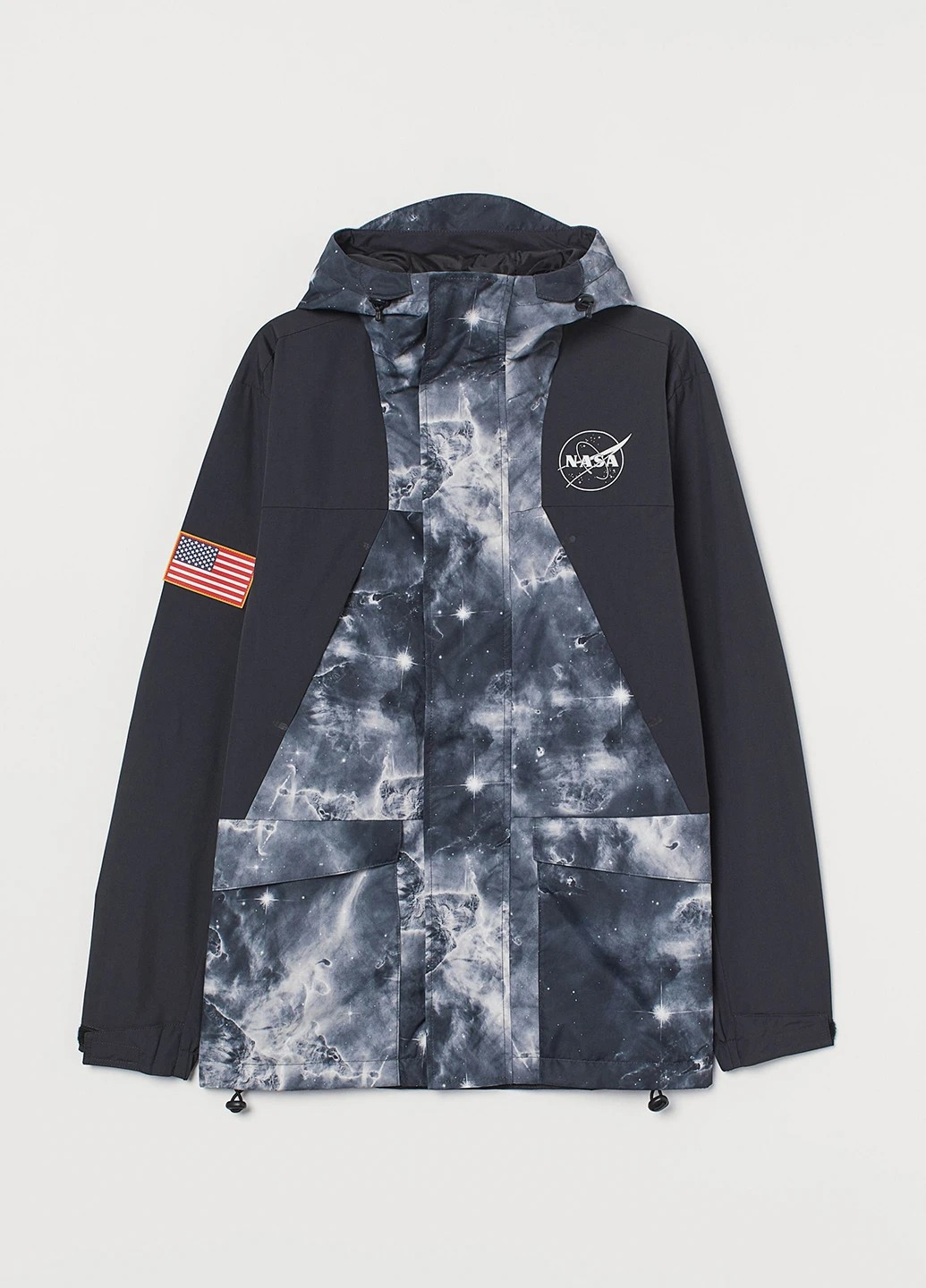 Чорна демісезонна куртка H&M