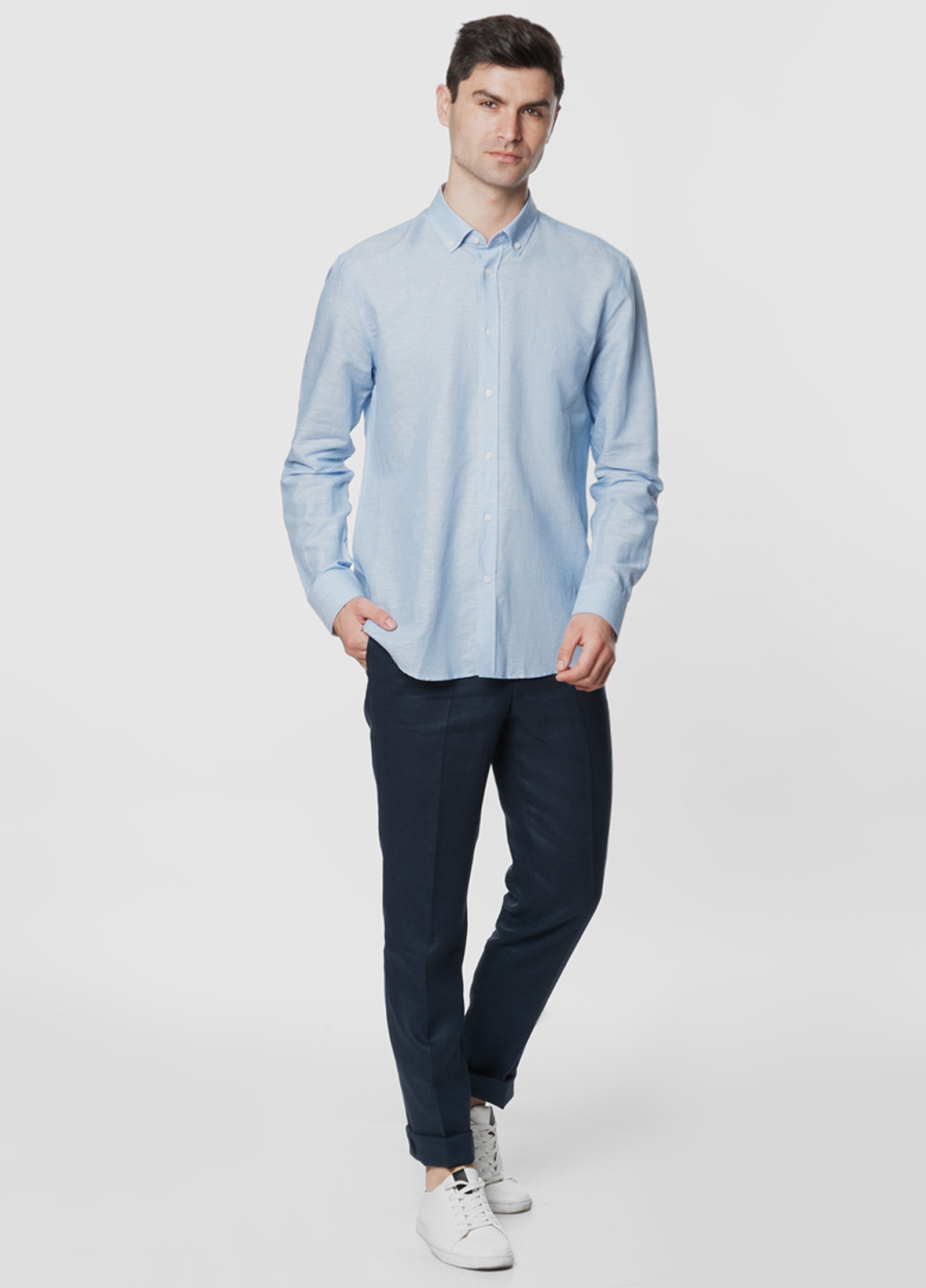 Сорочка чоловіча Arber linen shirt 2 (221698787)