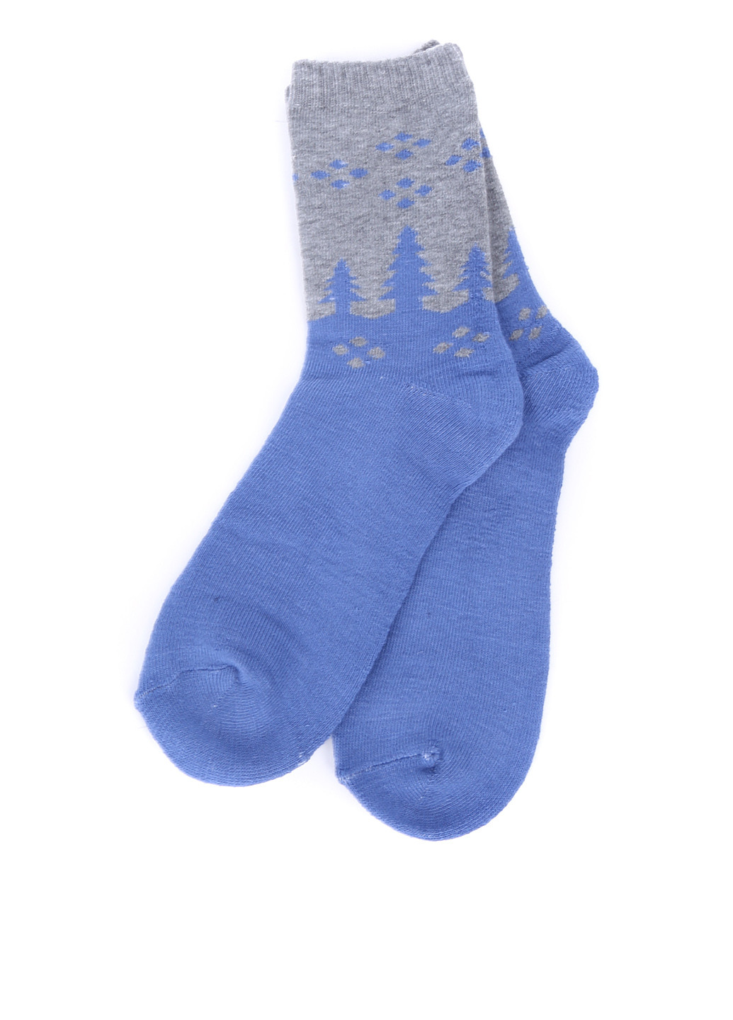Шкарпетки BFL малюнки темно-блакитні повсякденні