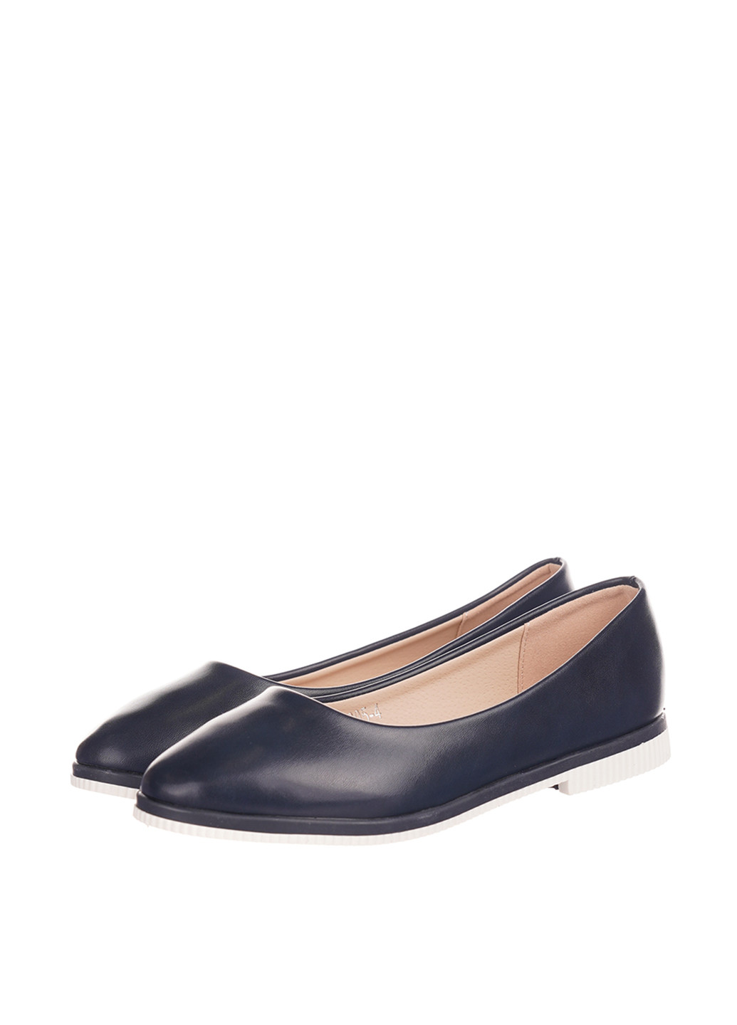 Женские балетки Horoso | тёмно-синие однотонные без декора искусственная кожа (299487094)
