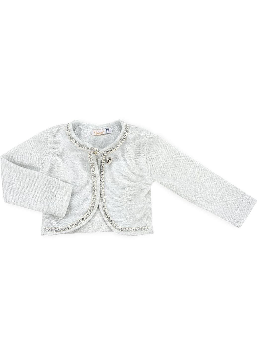 Белый демисезонный набор детской одежды праздничный (3580-98g-coral) Verscon