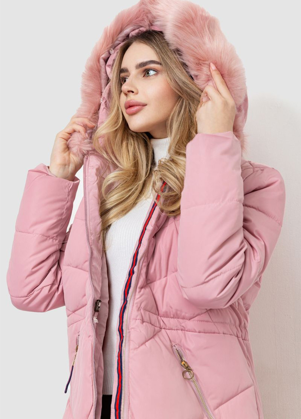 Світло-рожева демісезонна куртка Ager