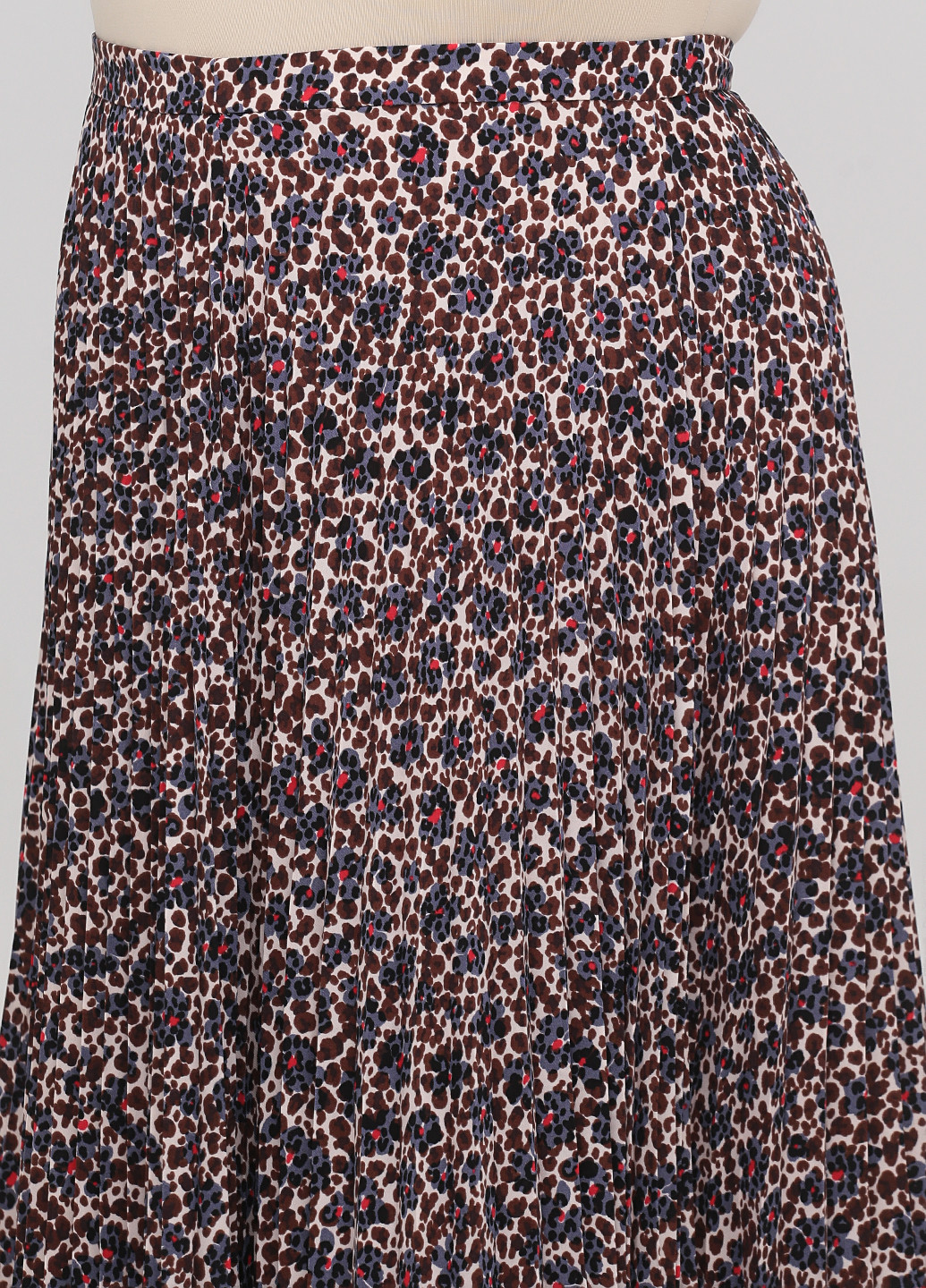 Разноцветная кэжуал с абстрактным узором юбка Boden плиссе, клешированная