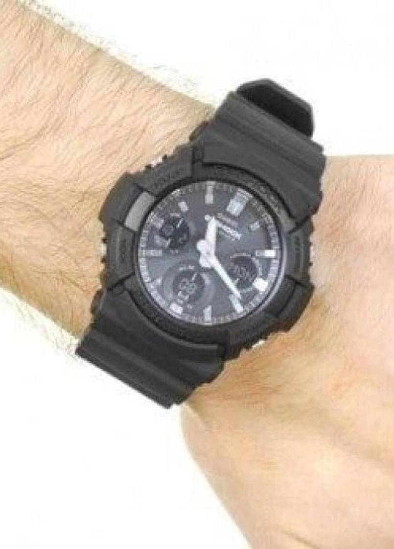 Мужские Часы GAW-100B-1AER кварцевые, солнечная батарея спортивные Casio (226691499)