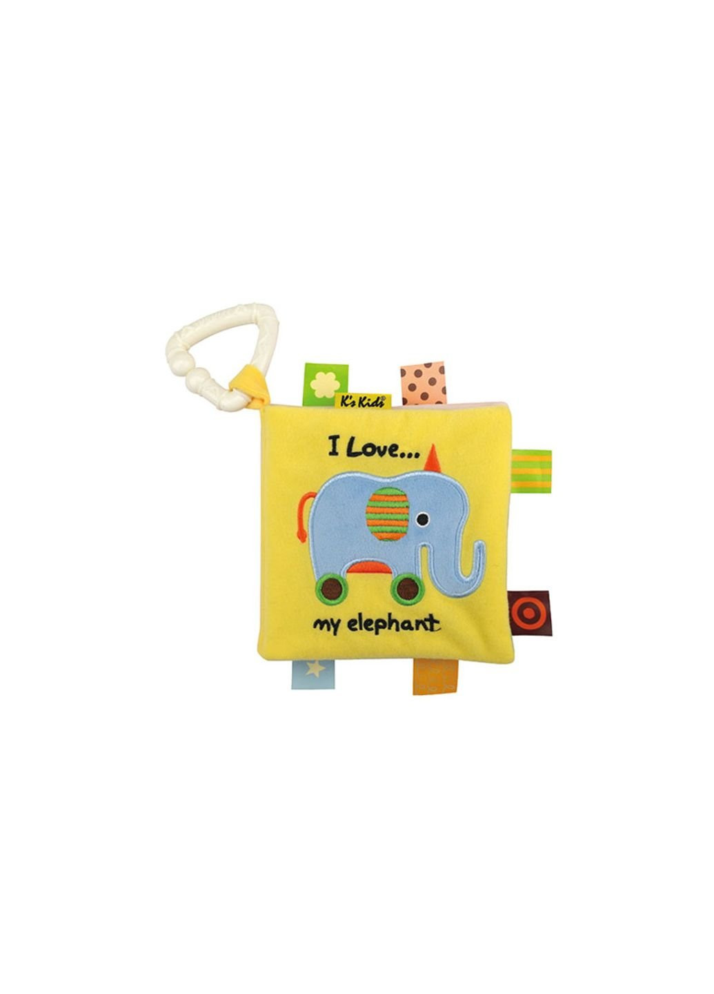 Розвиваюча іграшка K'S KIDS М'яка книжечка Вивчаємо тварин (6710204) K’S Kids (254082651)