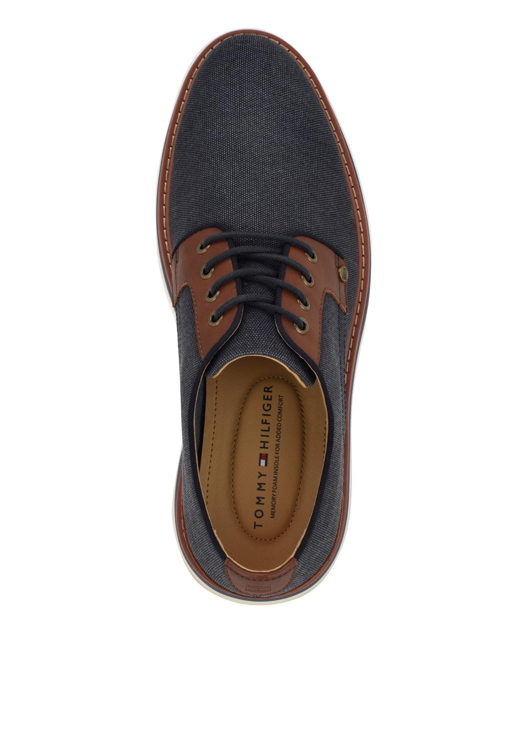Темно-синие кэжуал туфли Tommy Hilfiger на шнурках