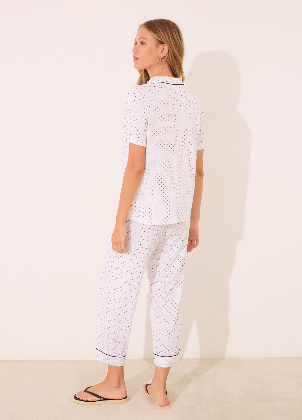 Біла всесезон піжама (сорочка, штани) сорочка + брюки Women'secret