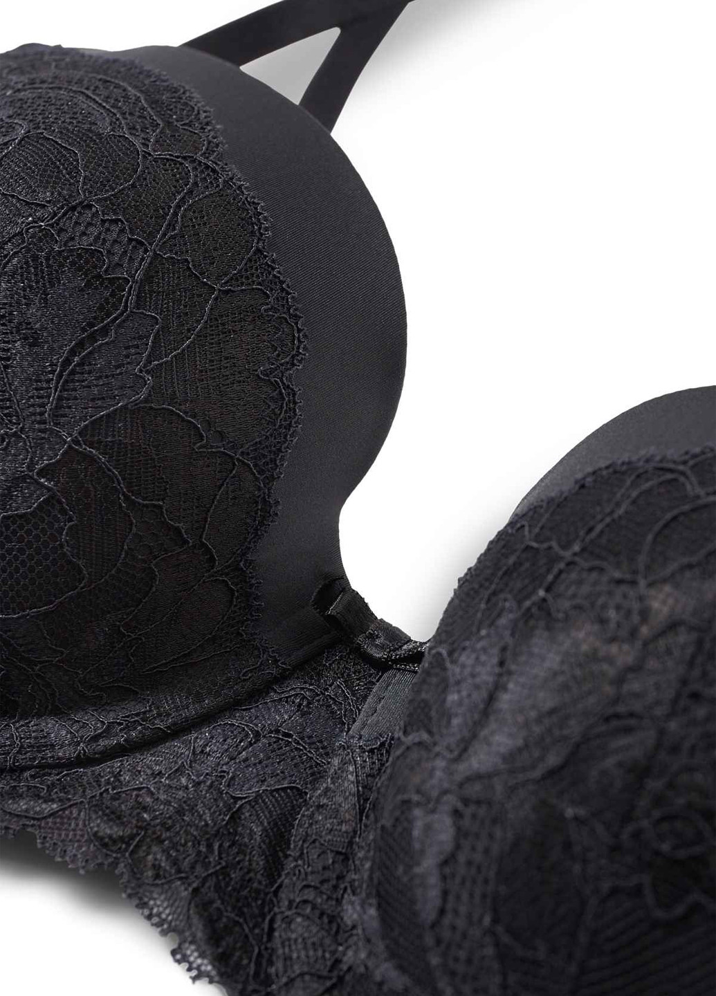 Чёрный бюстгальтер C&A с косточками полиамид