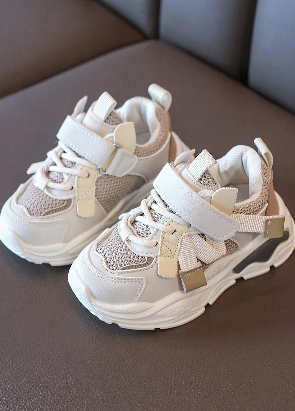 Бежевые демисезонные кроссовки SHEIN