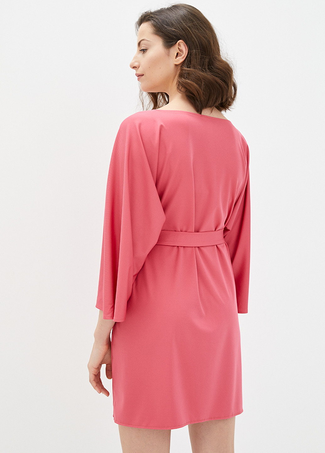 Розовое кэжуал платье Podium