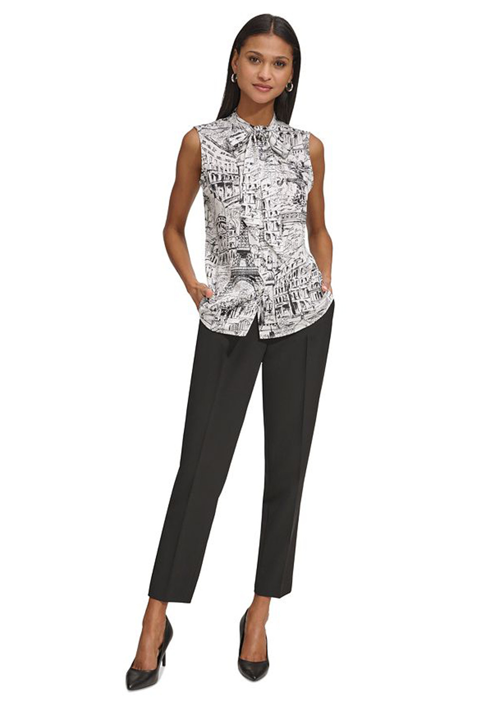 Біла блуза Karl Lagerfeld