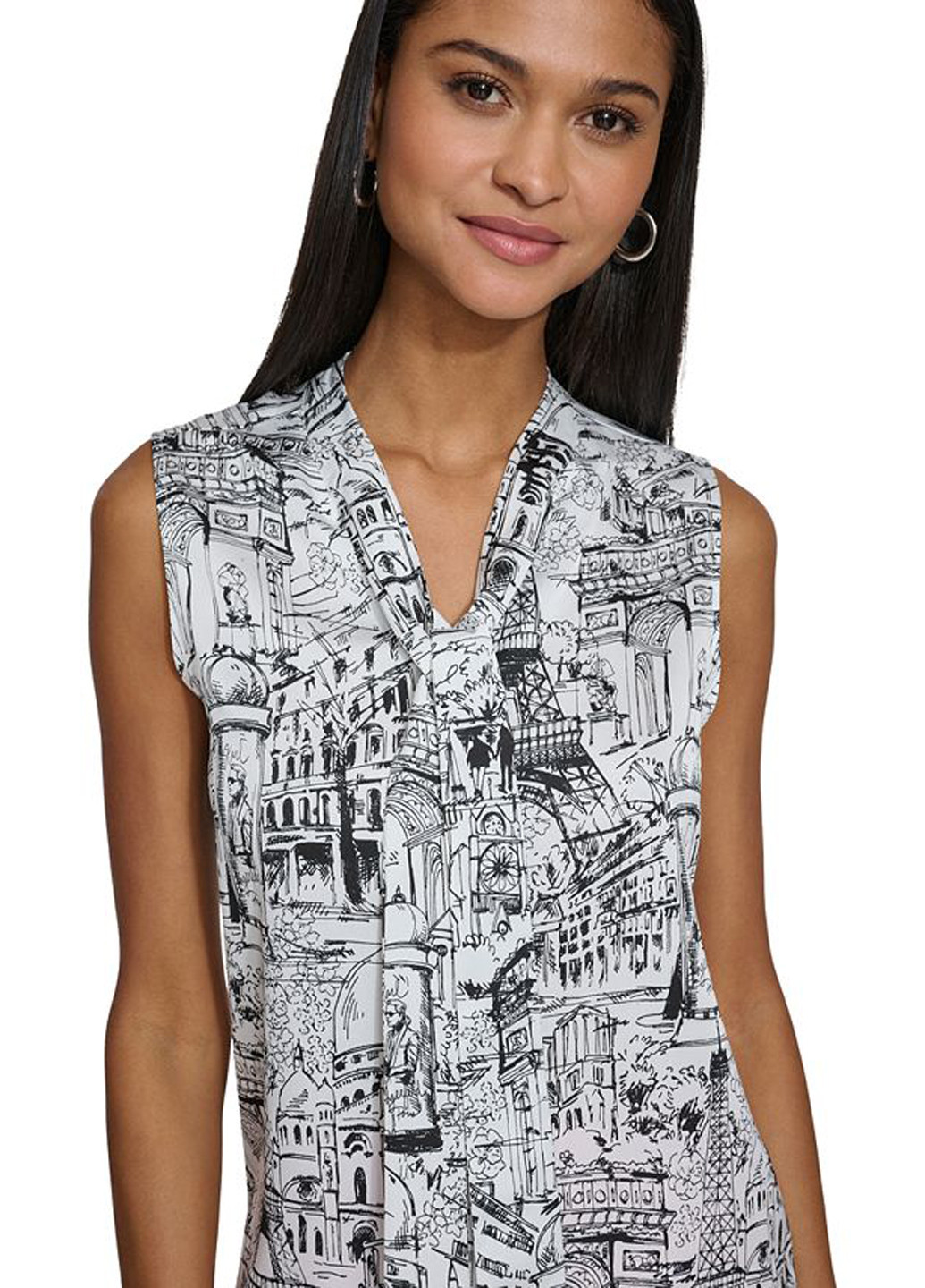 Біла блуза Karl Lagerfeld