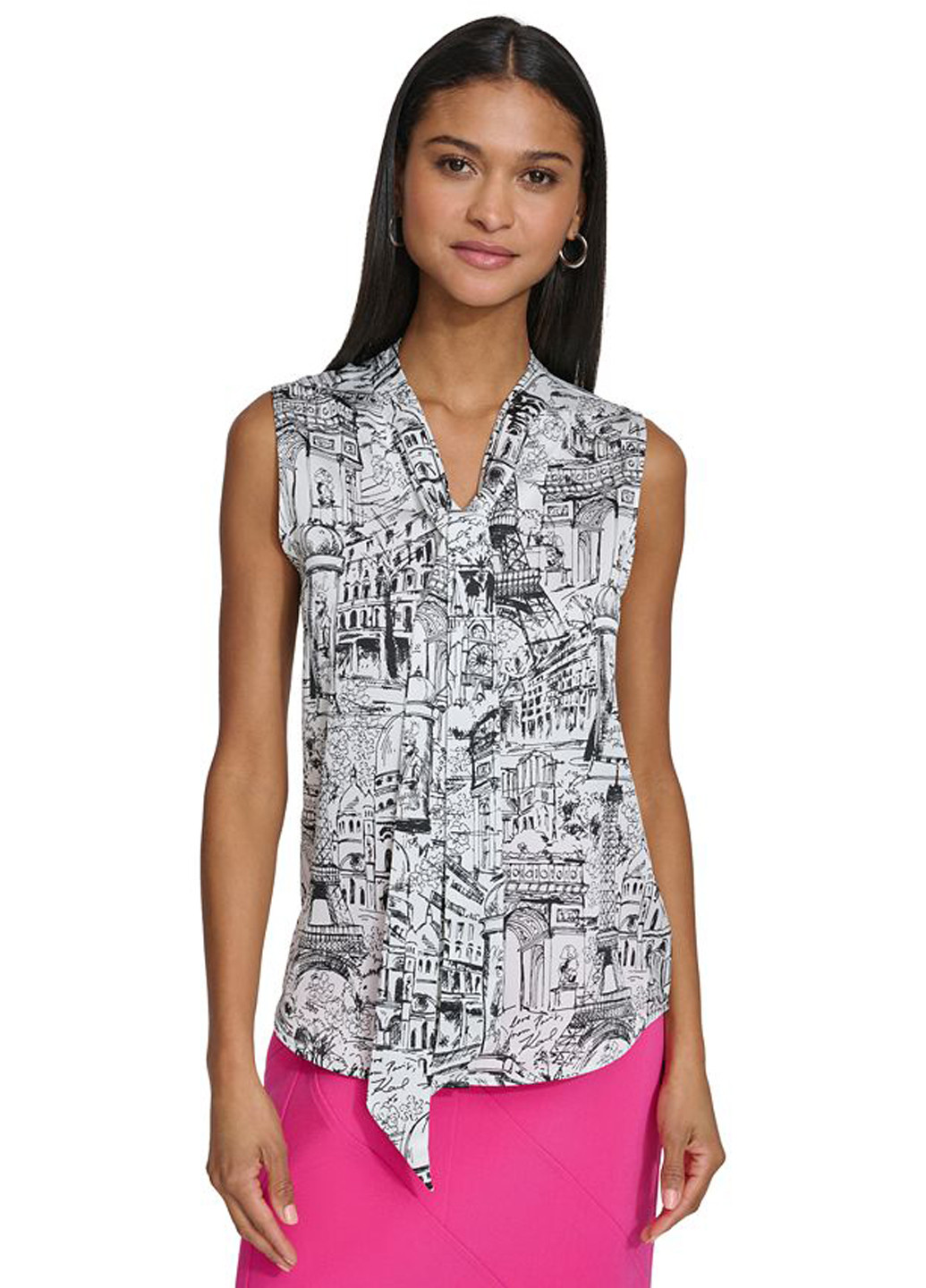 Біла блуза Karl Lagerfeld