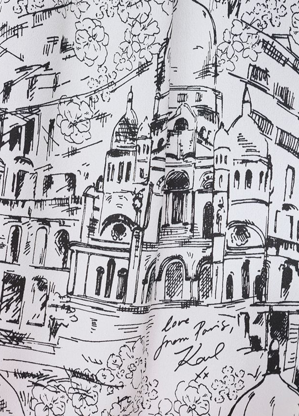 Біла блуза Karl Lagerfeld