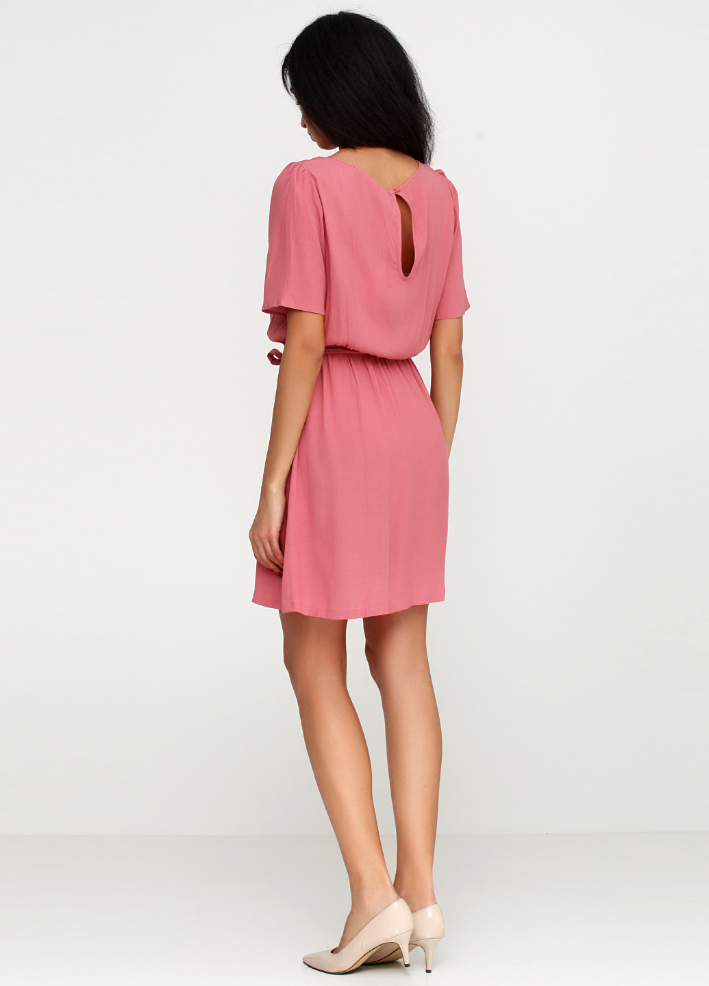 Рожева кежуал сукня Minimum однотонна