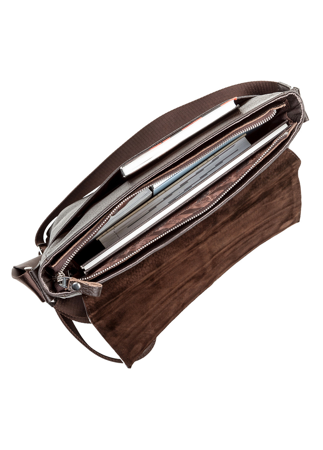 Мужская кожаная сумка 30х22х8 см Shvigel (252130897)