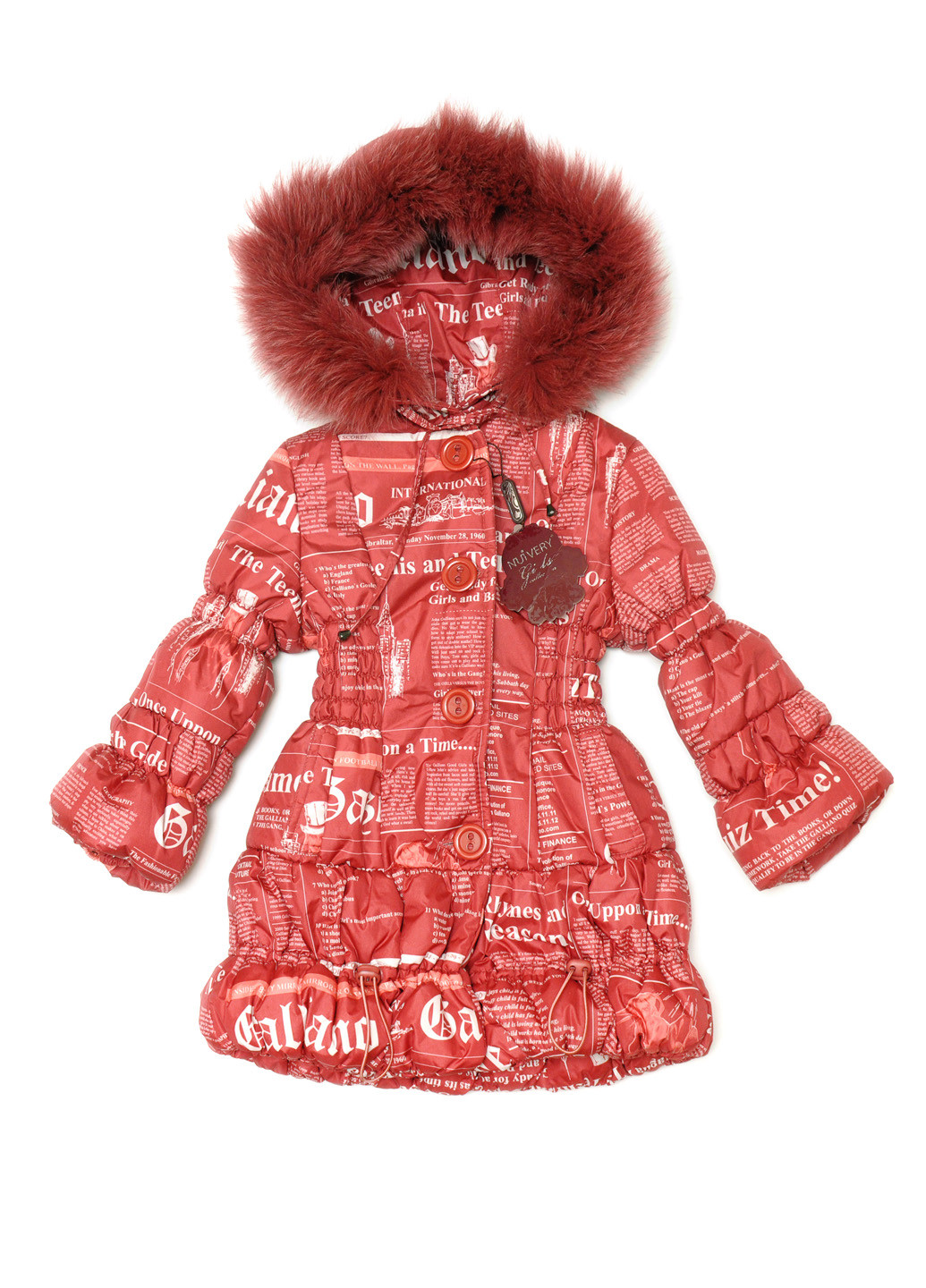 Червона зимня куртка Nui Very