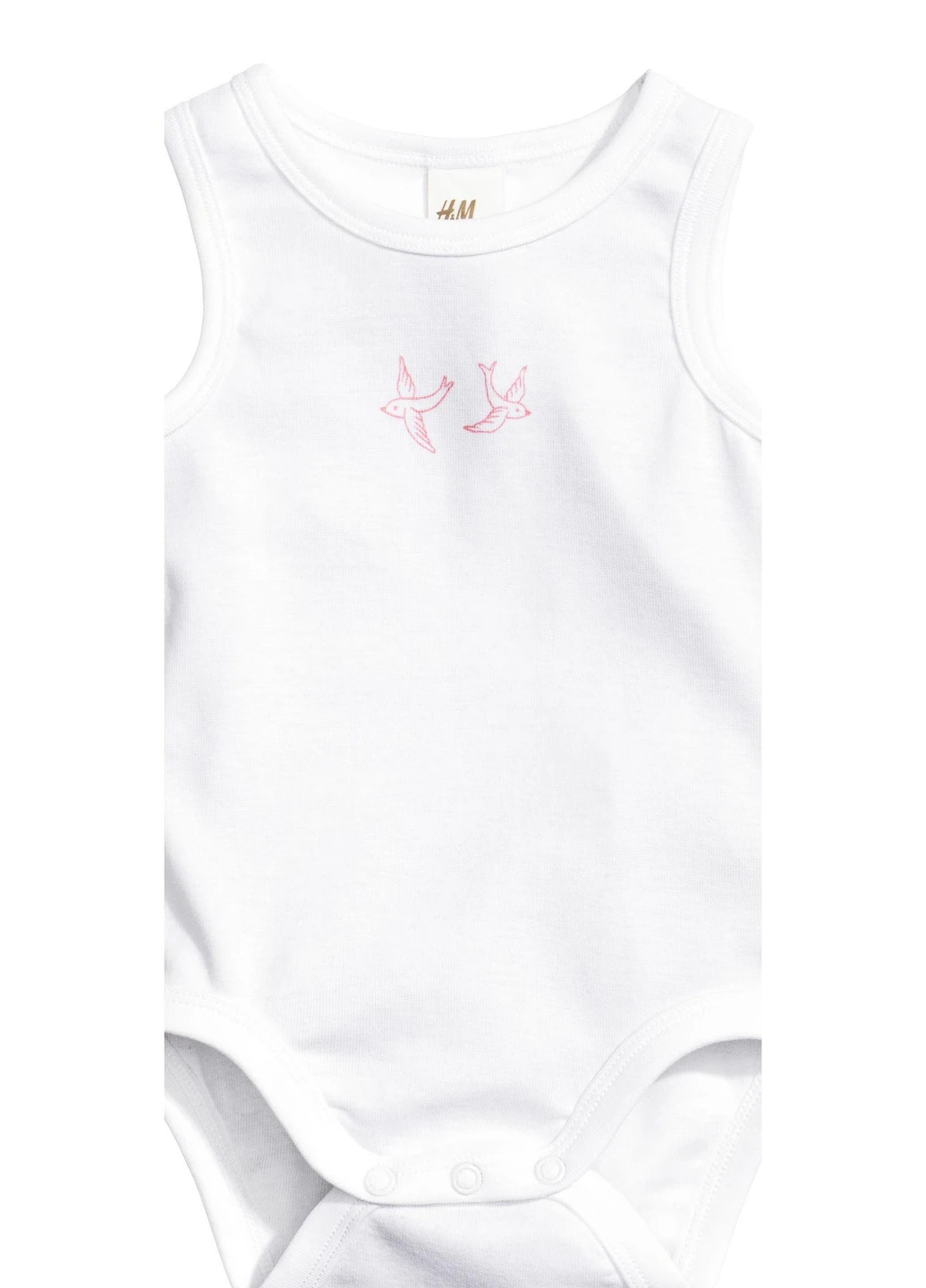 Боді,білий з принтом, H&M (254866052)
