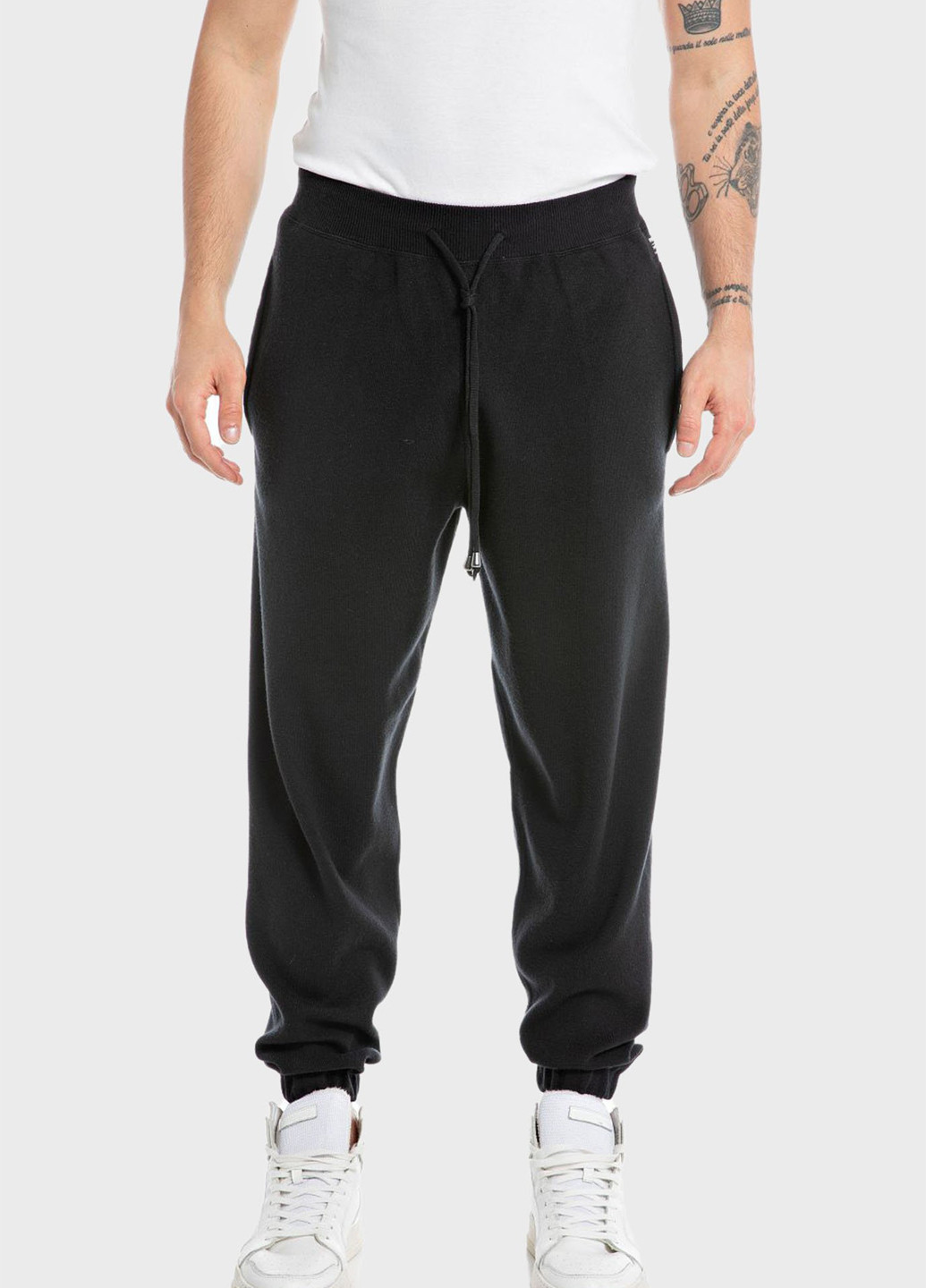 Черные спортивные зимние джоггеры брюки Replay