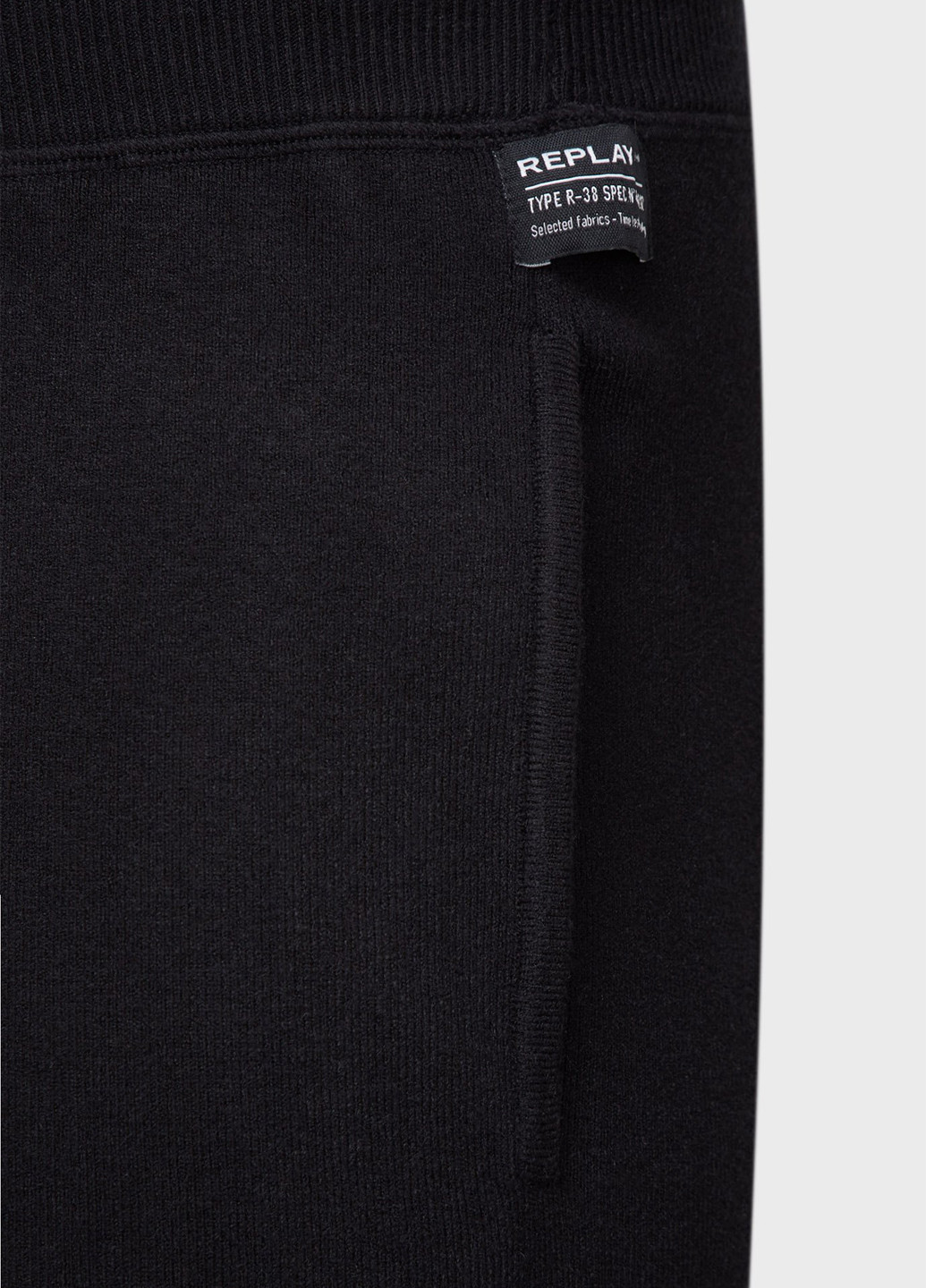 Черные спортивные зимние джоггеры брюки Replay