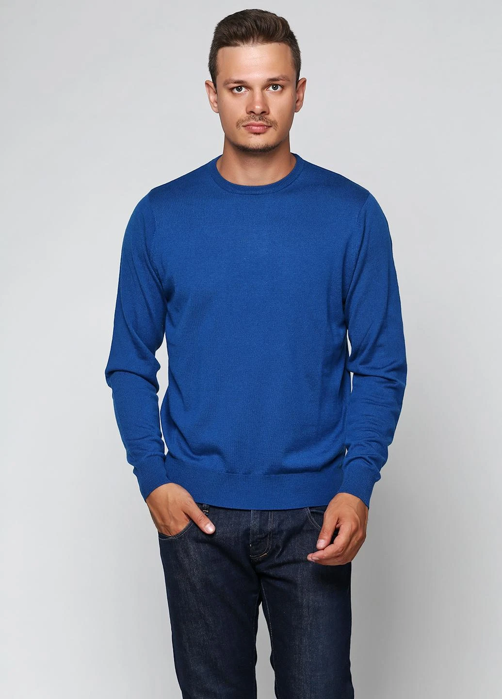 Синий демисезонный джемпер джемпер Pierre Balmain
