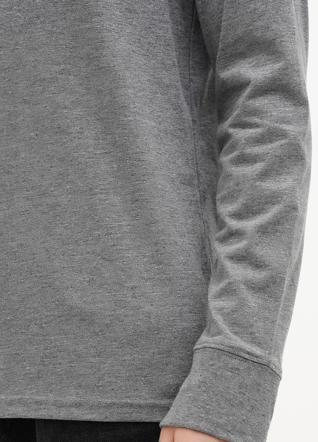 Серый демисезонный кэжуал лонгслив Express меланж