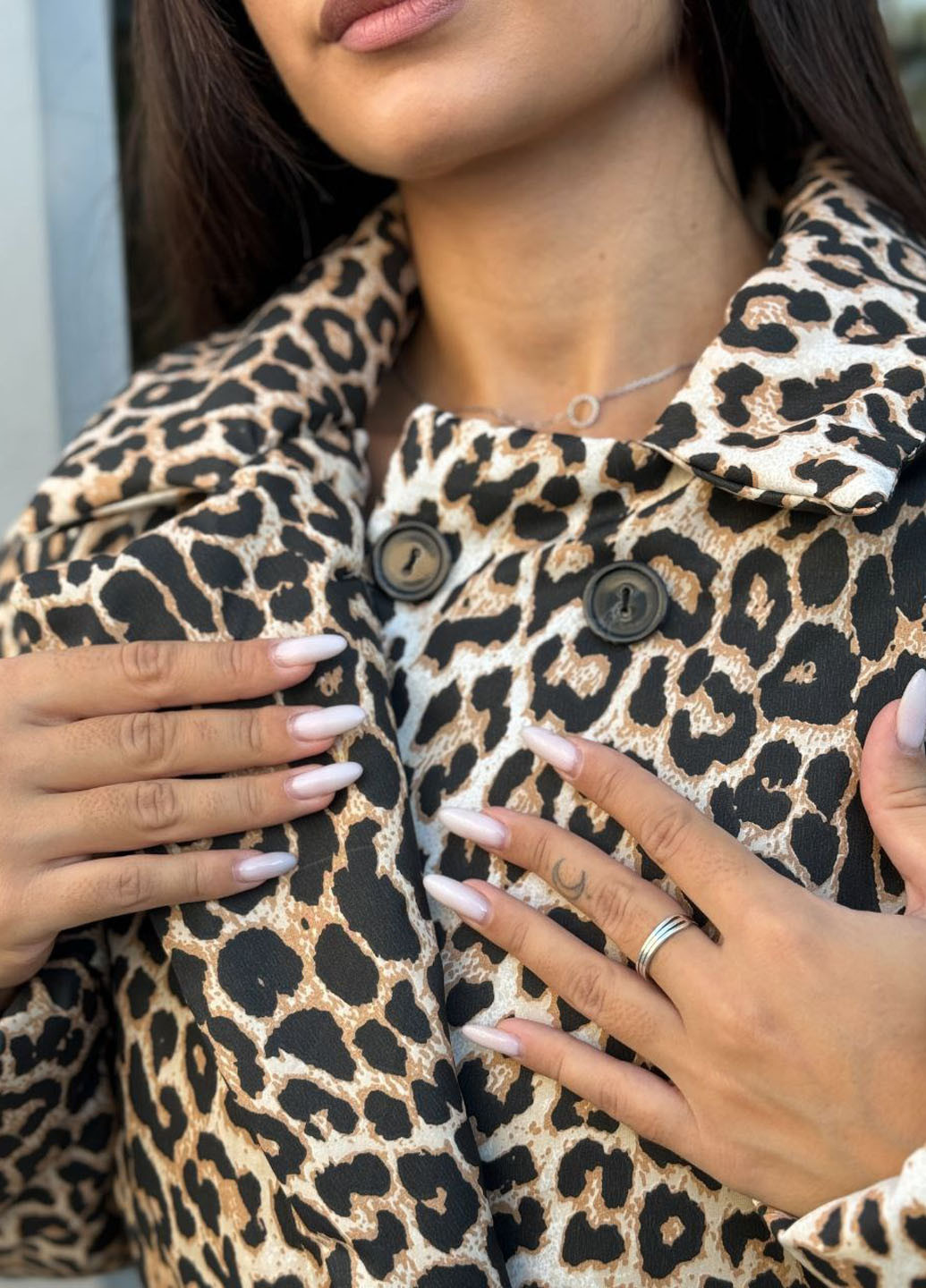 Коричнева демісезонна куртка No Brand