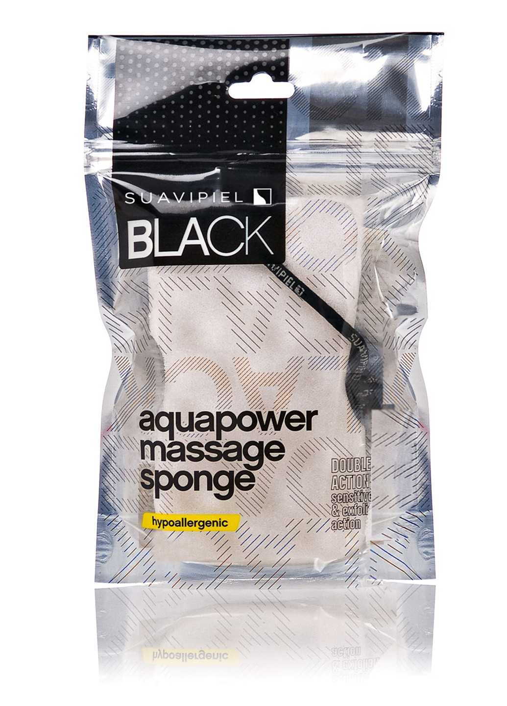 Мочалка массажная Black Aqua Power Massage Sponge Suavipiel (130268918)
